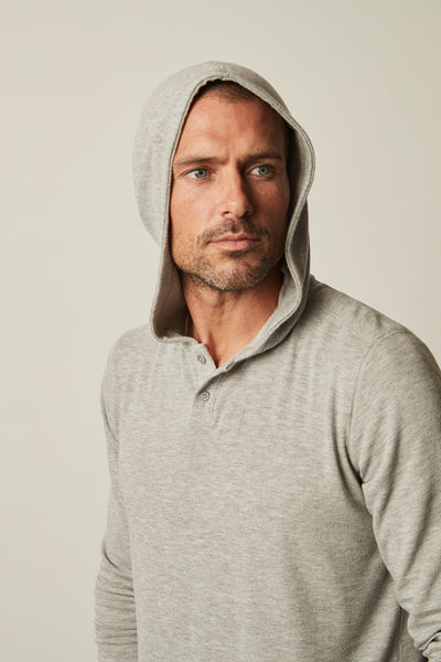 Velvet Men's Byrd02 Cozy Jersey Hoody - Medium Heather Grey
