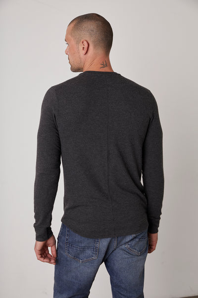 Velvet Men's Bronson01 Cozy Jersey Top - Anthracite