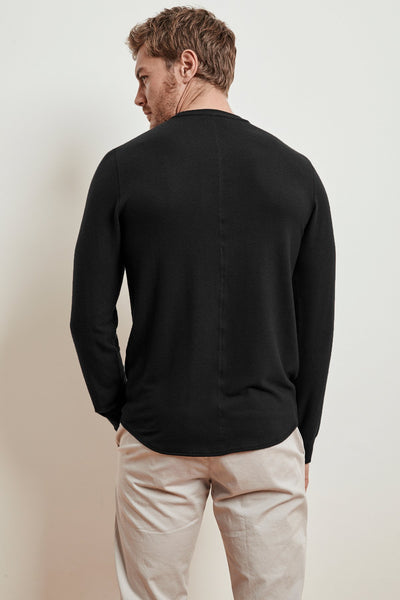 Velvet Men's Bronson01 Cozy Jersey Top - Black