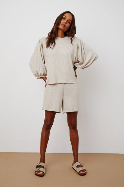 Velvet Janey04 Cozy Lux Short in Navy