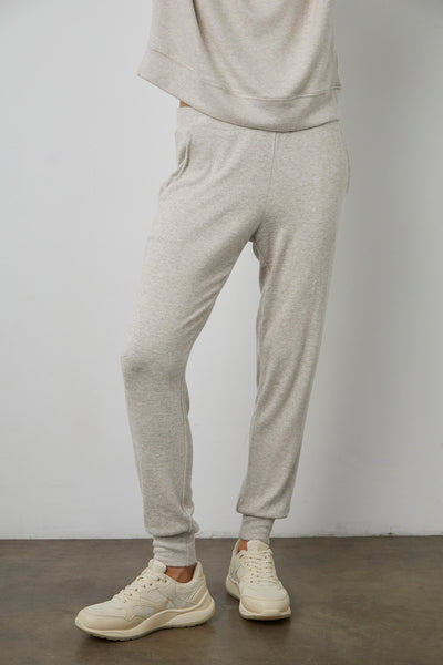 Velvet Zolia Cozy Lux Pant in Oatmeal