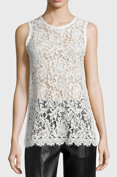 IRO Helena Sleeveless Lace Tunuc - Ecru