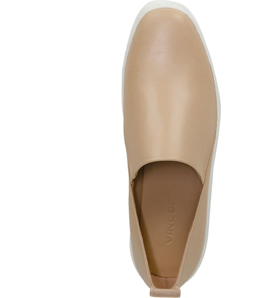 Vince Saxon Leather Slip-on Sneaker