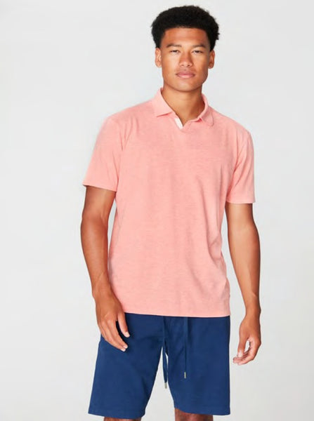 Good Man Brand PREMIUM HEATHER POLO - Hibiscus Heather