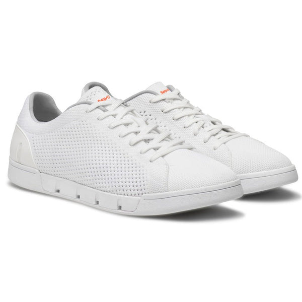 SWIMS Men's Breeze Tennis Knit Sneaker - White