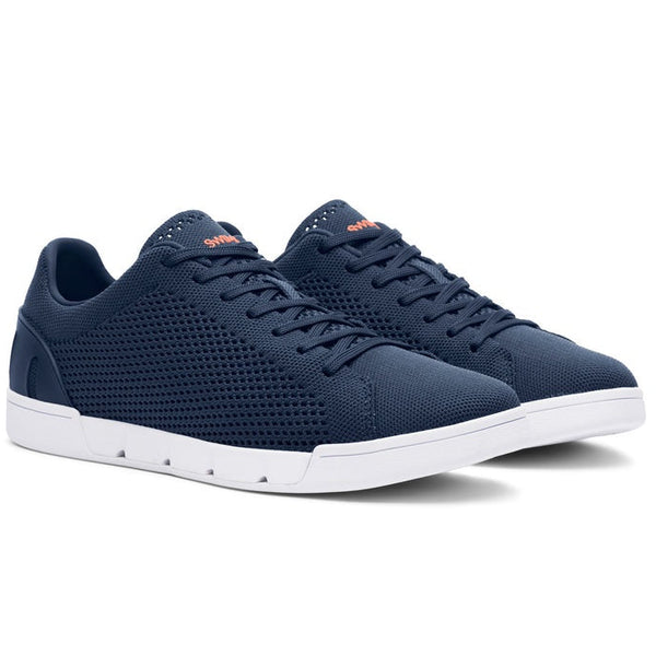 SWIMS Men's Breeze Tennis Knit Sneaker - Navy