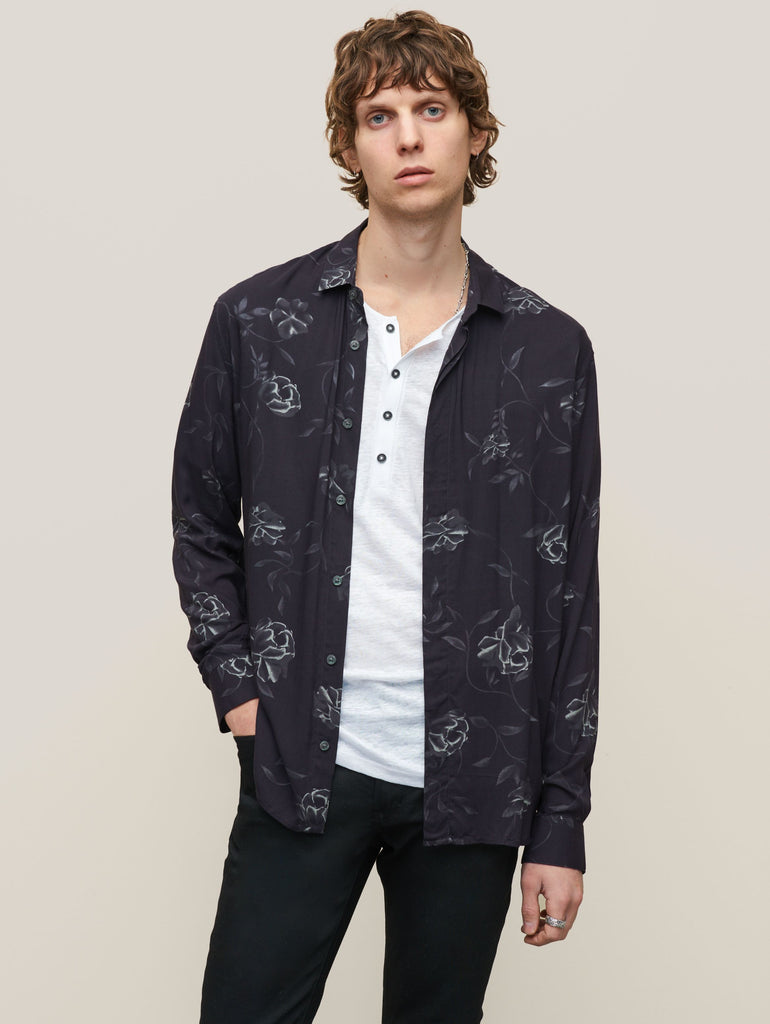 John Varvatos RODNEY LS Shirt - Steel Grey – manhattan casuals