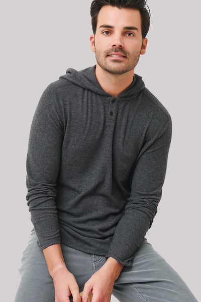 Velvet Men's Byrd02 Cozy Jersey Hoody - Anthracite