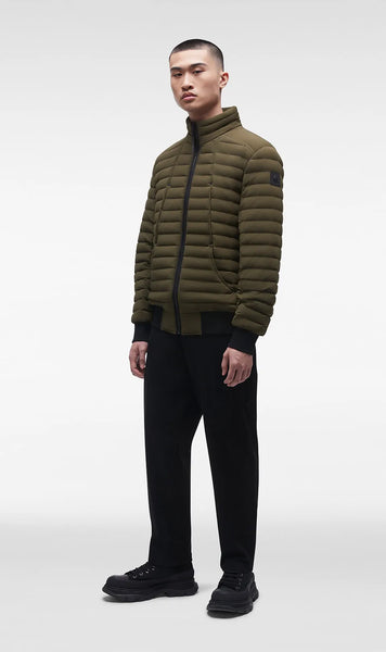 Moose Knuckles Men's Keap Bomber - Park Green