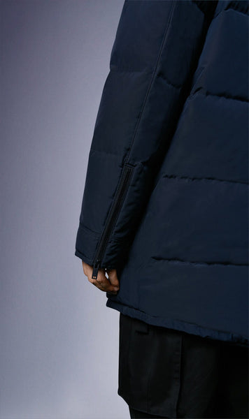 Moose Knuckles Men's Big Ridge Parka True Navy w/Frost Fox