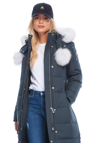 Moose Knuckles Women's Saskatchewan Parka - Granite w/Nat Fox