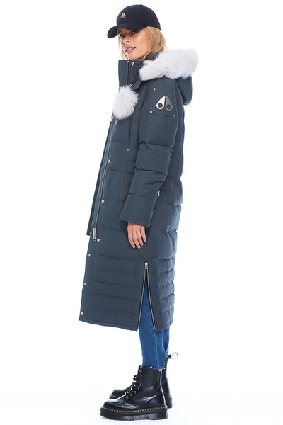 Moose Knuckles Women's Saskatchewan Parka - Granite w/Nat Fox