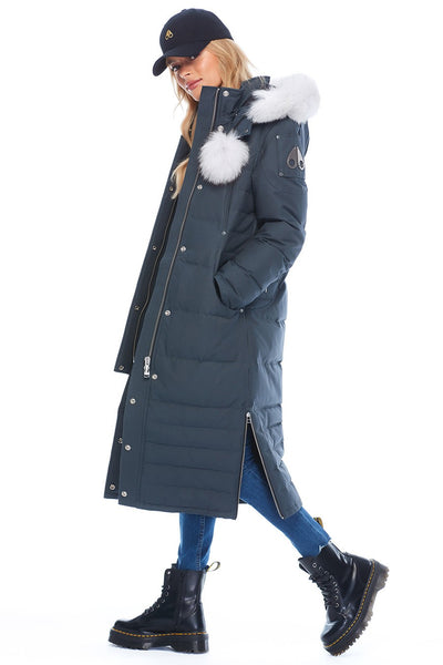 Moose Knuckles Women's Saskatchewan Parka - Granite w/Nat Fox