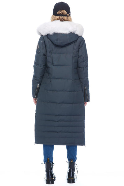 Moose Knuckles Women's Saskatchewan Parka - Granite w/Nat Fox