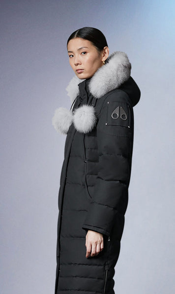 Moose Knuckles Women's Saskatchewan Parka - Granite w/Nat Fox