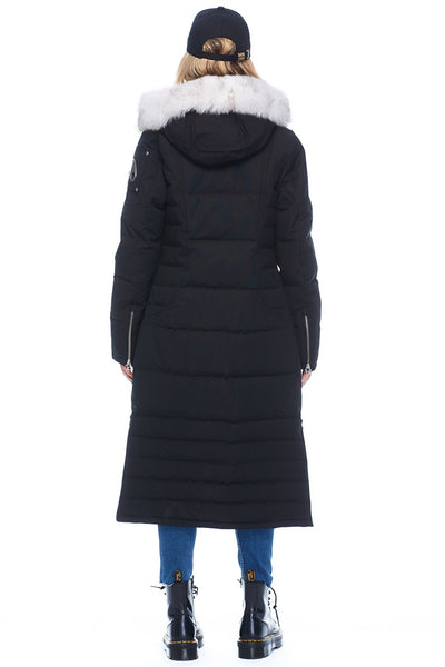 Moose Knuckles Women's Saskatchewan Parka - Black w/Nat Fox
