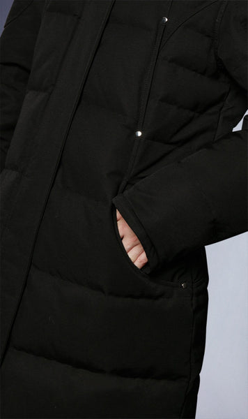 Moose Knuckles Women's Saskatchewan Parka - Black w/Nat Fox