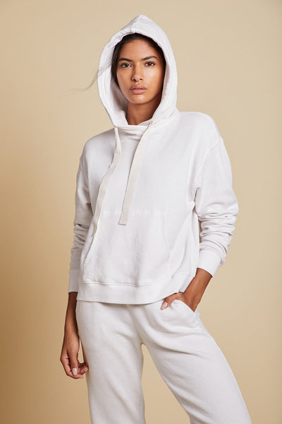 Velvet Ojai Organic Fleece Hoodie in Beach