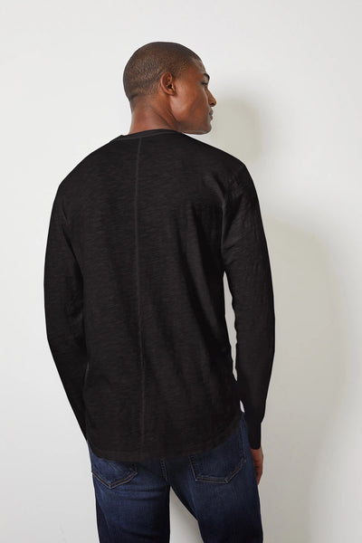 Velvet Men's L/S Chance Crew Neck Tee - Exhaust