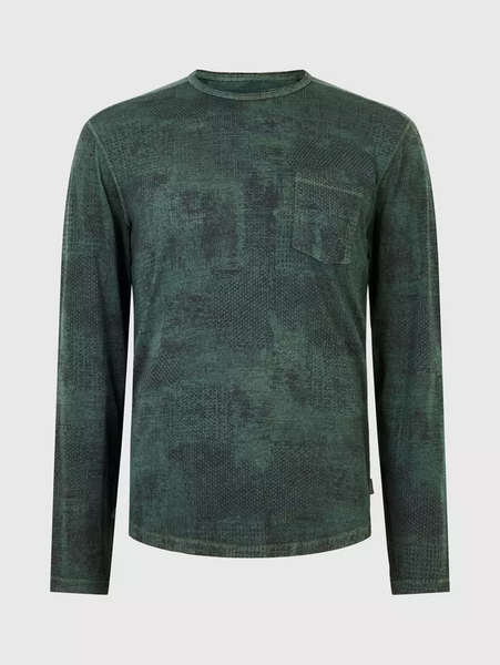 John Varvatos ATKINS L/S Crew - Dried Sage