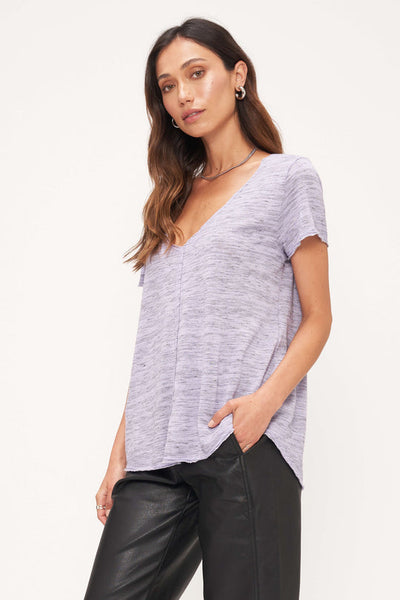 Project Social T Wearever S/S v-neck in mystic violet