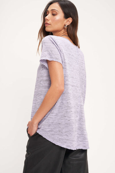 Project Social T Wearever S/S v-neck in mystic violet