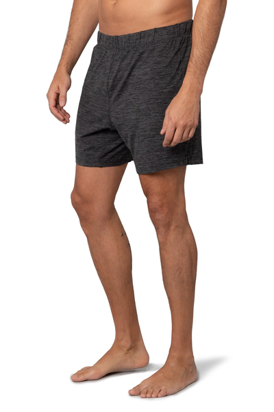 pure & simple Men's Chill Sleeper Short - Black Heather