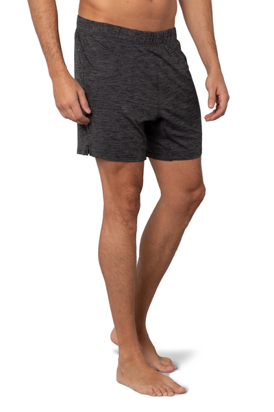 pure & simple Men's Chill Sleeper Short - Black Heather
