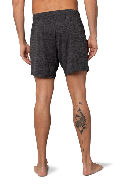 pure & simple Men's Chill Sleeper Short - Black Heather