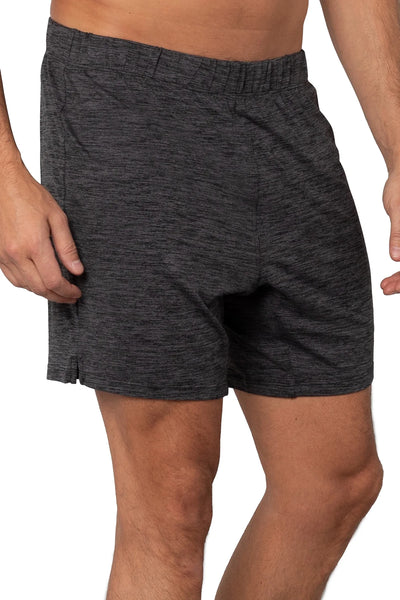pure & simple Men's Chill Sleeper Short - Black Heather