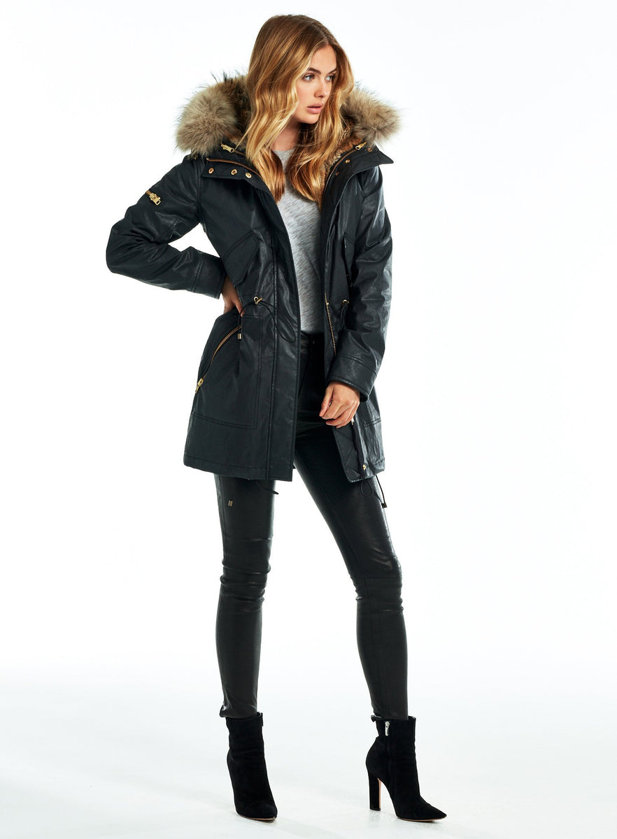 Sam Tribeca Fur Lined Coat