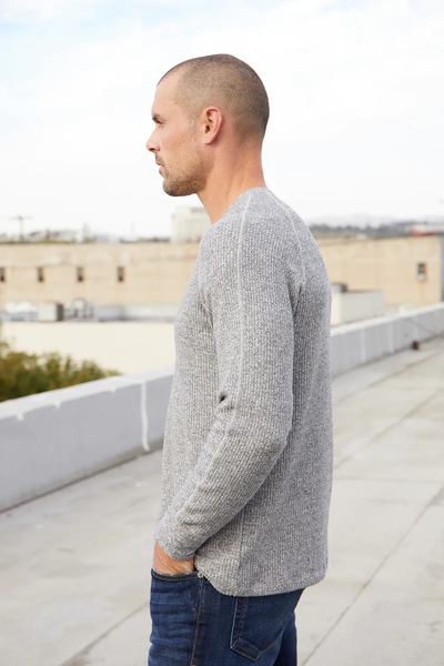 Velvet Men's Anthony02 Cozy Thermal L/S Top - Marled