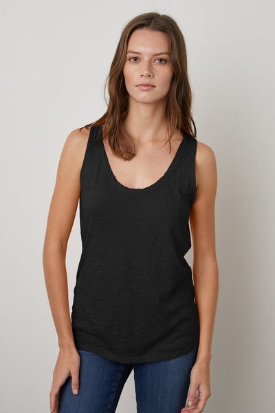 Velvet Joy03 Originals Tank in Black