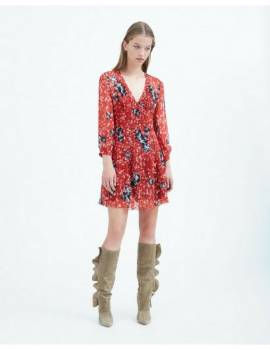 IRO Vera Dress - Red/Black