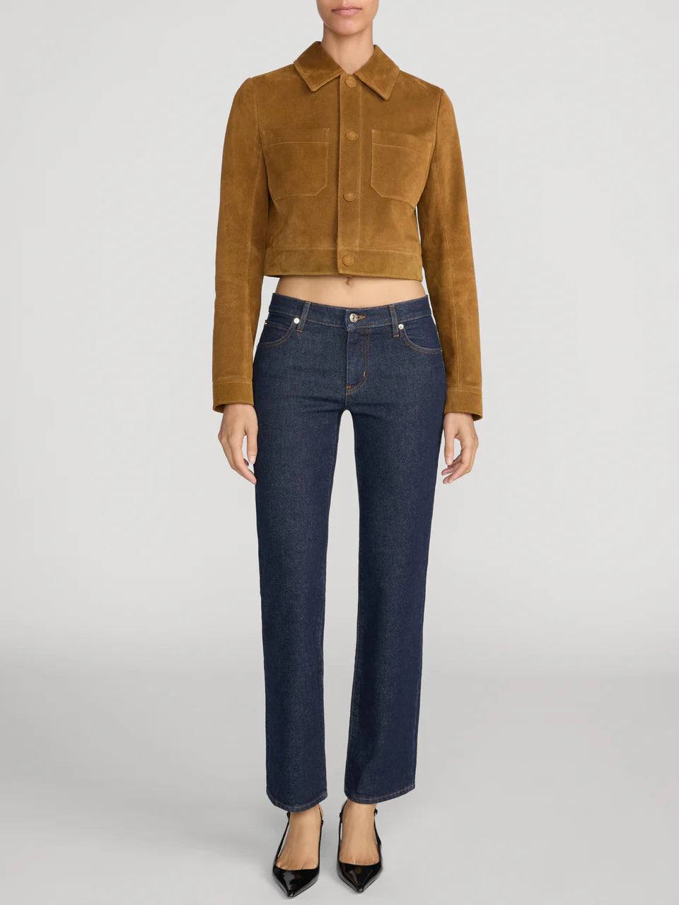 FRAME The Cigarette Jean in Rinse