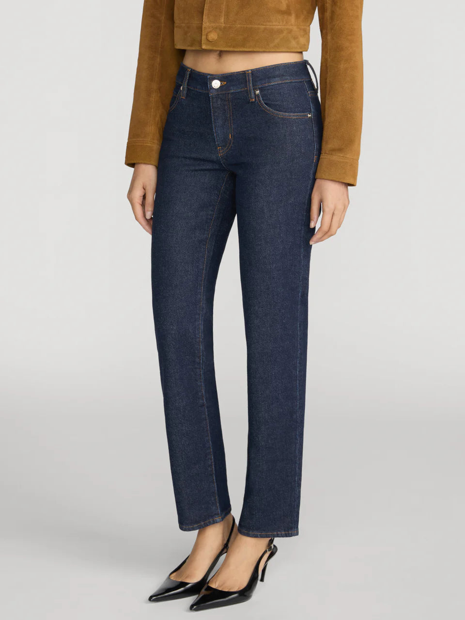 FRAME The Cigarette Jean in Rinse