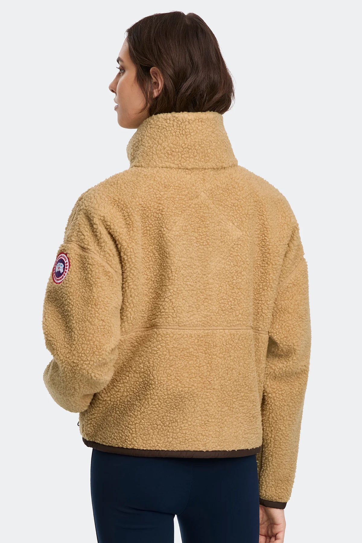 Canada Goose Women's Simcoe Fleece Jacket - Ecru Beige/Terra