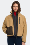 Canada Goose Women's Simcoe Fleece Jacket - Ecru Beige/Terra