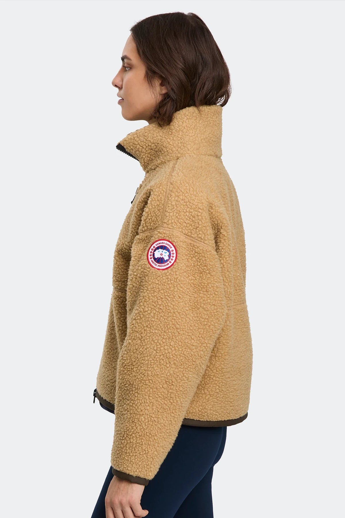 Canada Goose Women's Simcoe Fleece Jacket - Ecru Beige/Terra