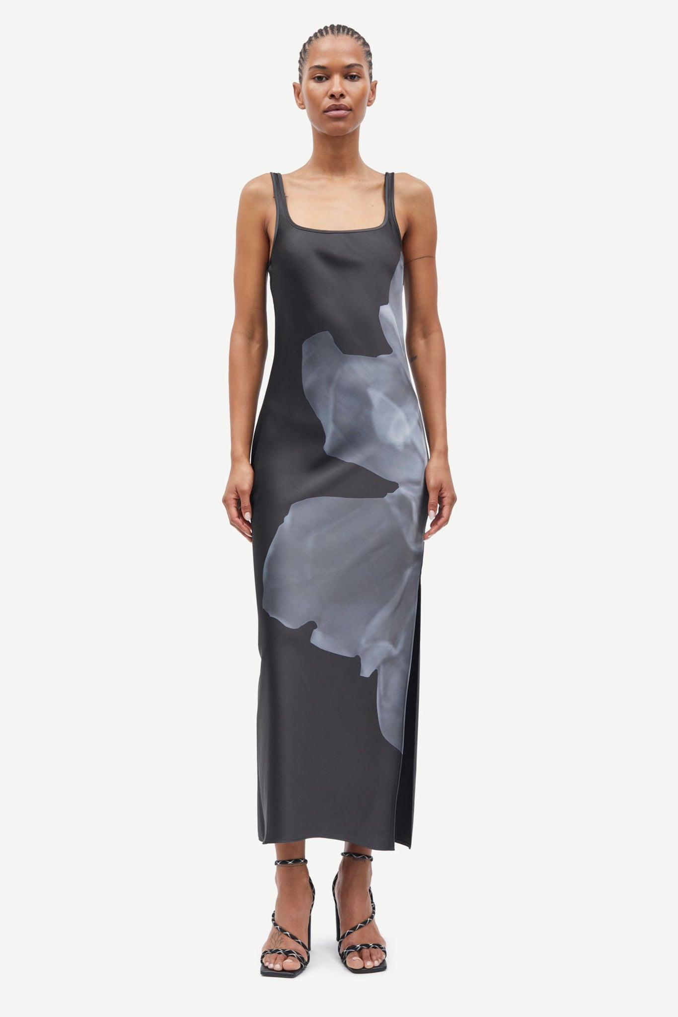Samsoe Sunna 12956 tank dress in pressed tulip beluga