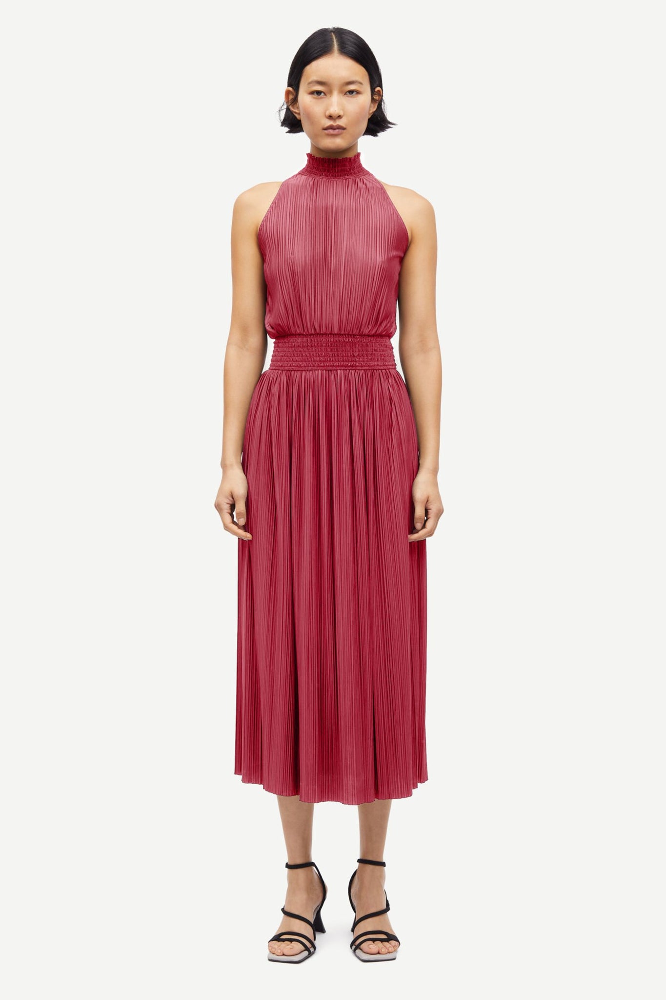 Samsoe Uma 10167 halter dress in rose wine