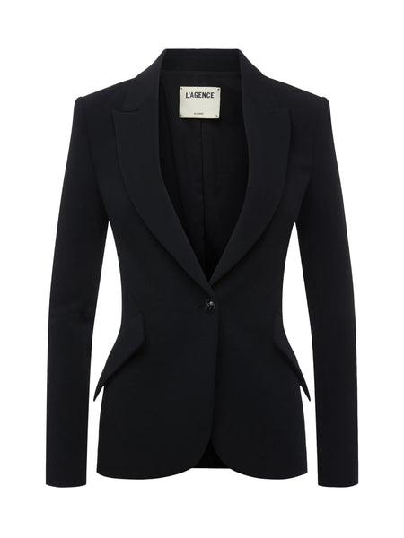 L'AGENCE Chamberlain Blazer in Black