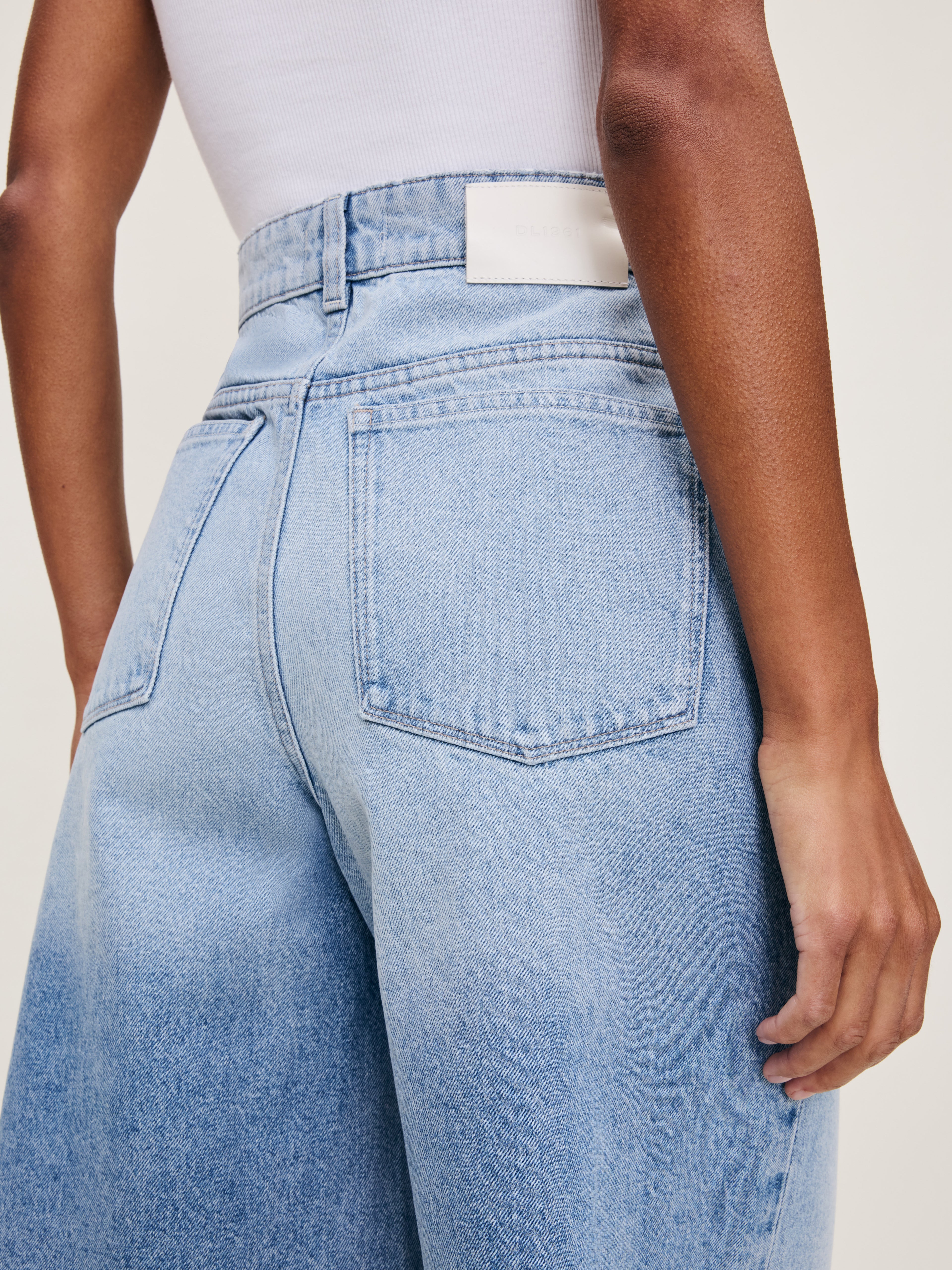 DL1961 Lucila Ultra High Rise Short in Original ‘61 Light
