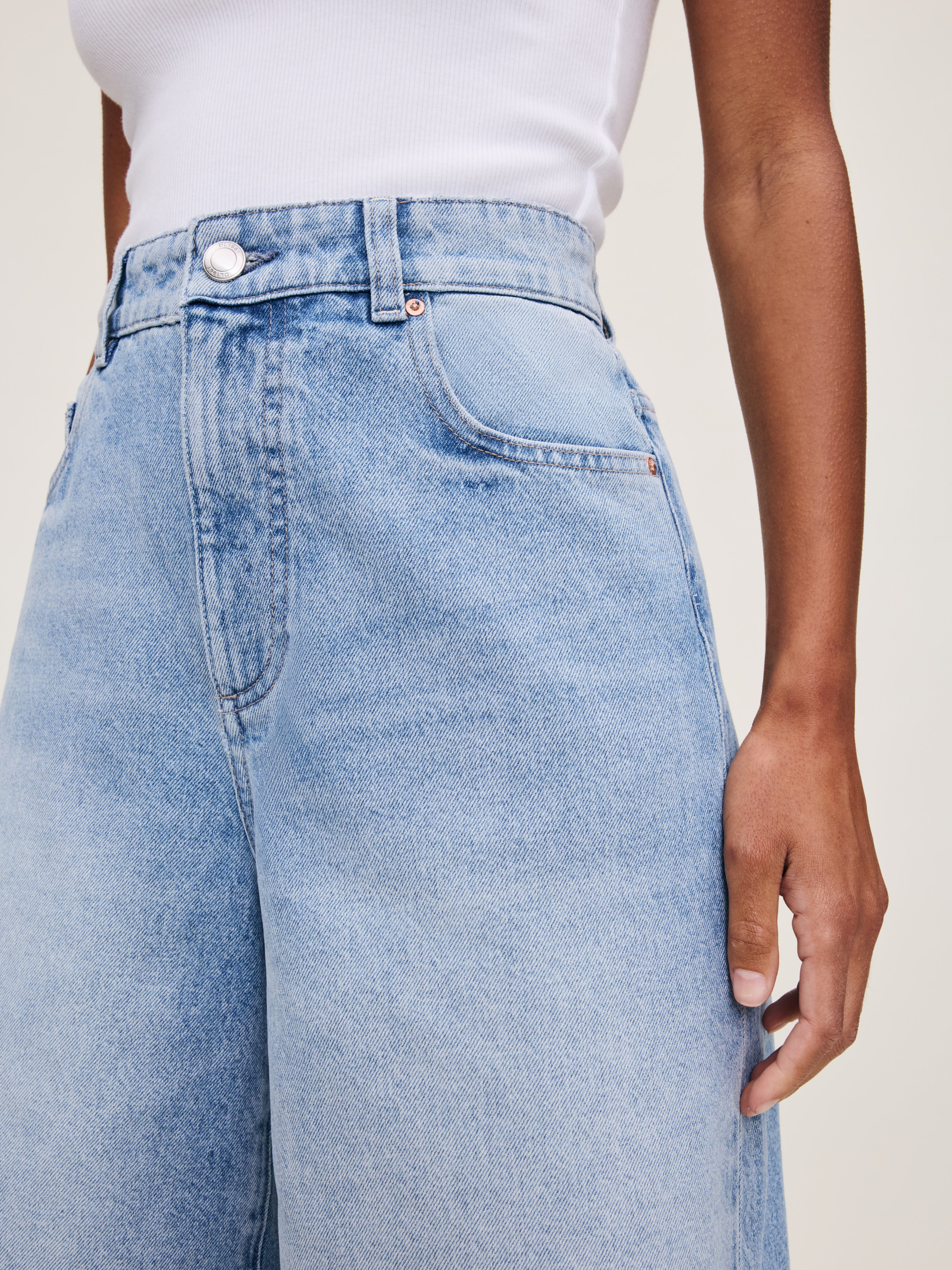 DL1961 Lucila Ultra High Rise Short in Original ‘61 Light