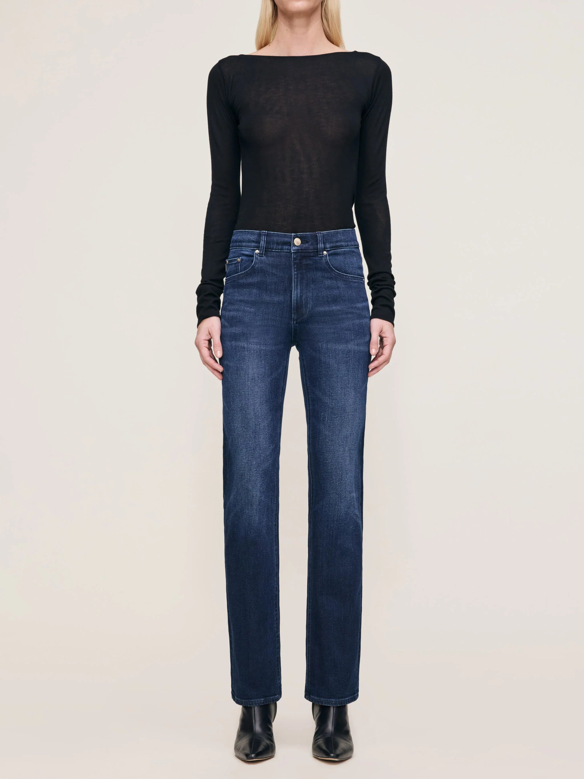 DL1961 Patti Straight in Blue Cave