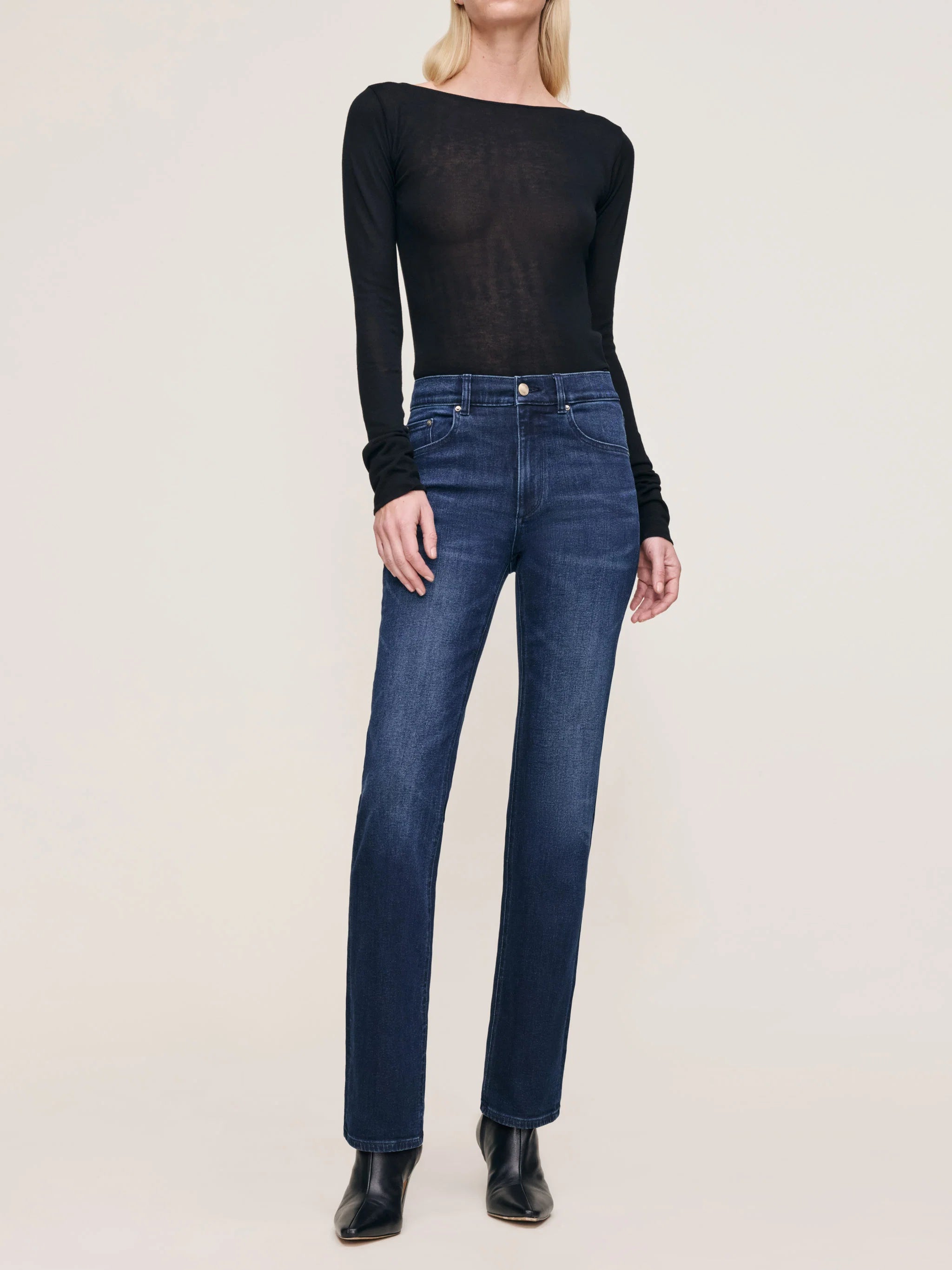 DL1961 Patti Straight in Blue Cave