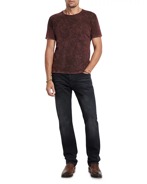 John Varvatos GOULD SS Crew - Oxblood