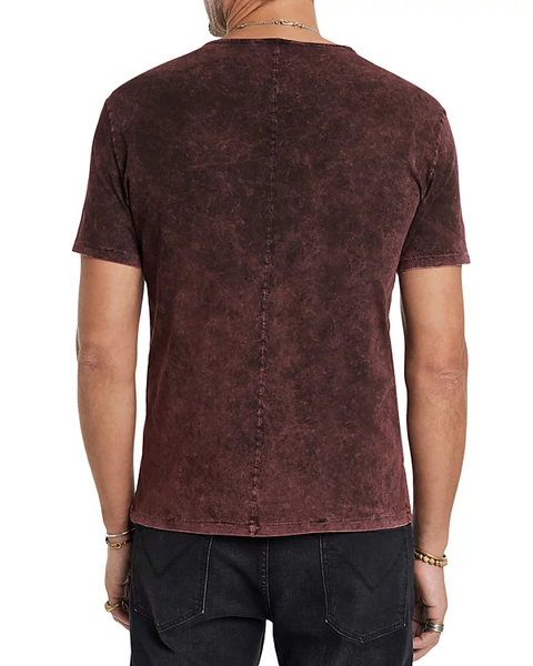 John Varvatos GOULD SS Crew - Oxblood