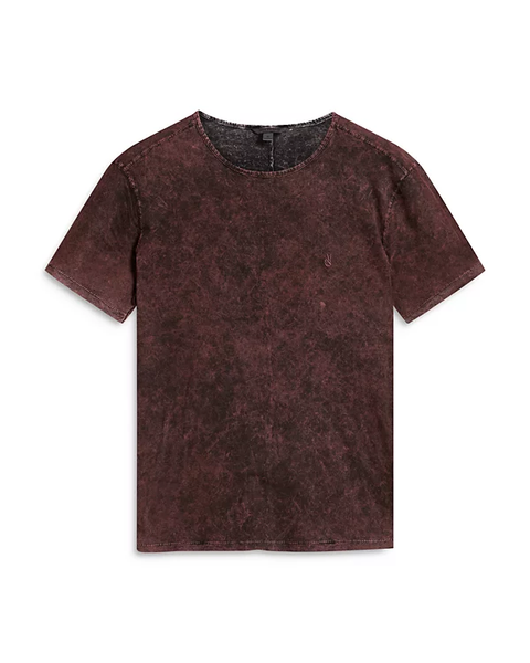 John Varvatos GOULD SS Crew - Oxblood