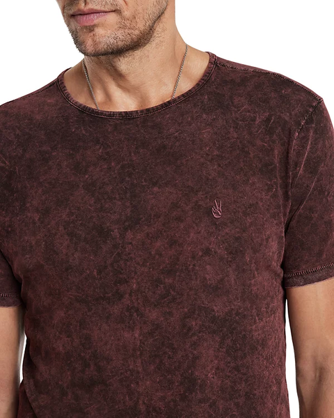 John Varvatos GOULD SS Crew - Oxblood